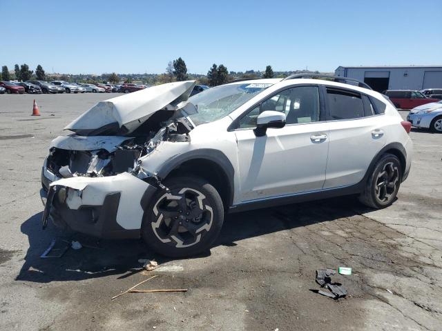 SUBARU CROSSTREK 2023 white  gas JF2GTHMC3P8328227 photo #1