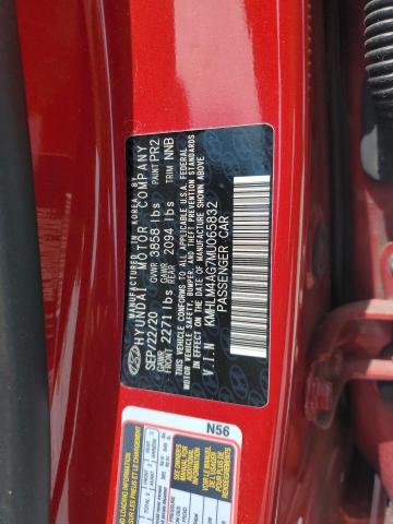 2021 HYUNDAI ELANTRA SE KMHLM4AG7MU065832