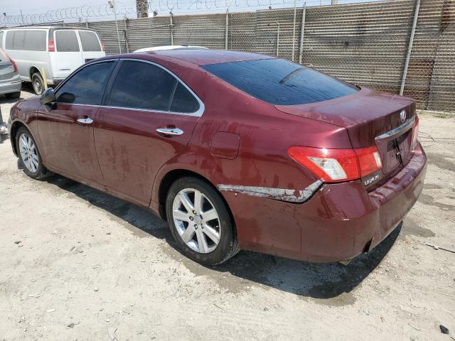 LEXUS ES 350 2008 burgundy  gas JTHBJ46G282269438 photo #3