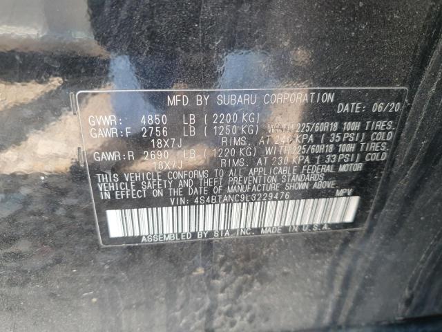 2020 SUBARU OUTBACK LI 4S4BTANC9L3229476