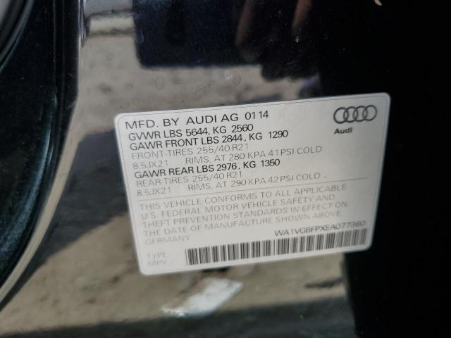 2014 AUDI SQ5 PRESTI - WA1VGBFPXEA077360
