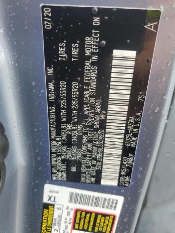 2020 TOYOTA HIGHLANDER PLATINUM 5TDFZRBH9LS038920