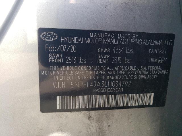 2020 HYUNDAI SONATA SEL - 5NPEL4JA3LH034792
