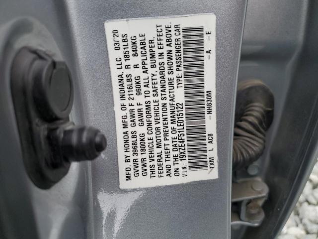 2020 HONDA INSIGHT EX - 19XZE4F51LE015122