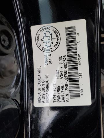 2018 HONDA CIVIC LX 2HGFC2F56JH027525