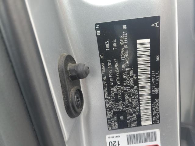 2015 TOYOTA SIENNA XLE 5TDYK3DC9FS529729