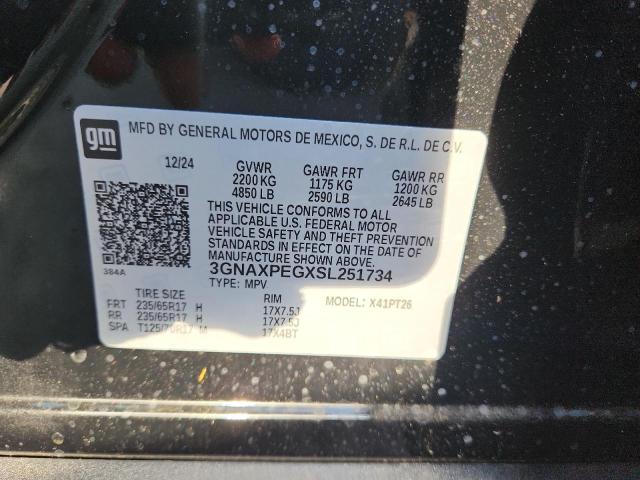 2025 CHEVROLET EQUINOX LT - 3GNAXPEGXSL251734