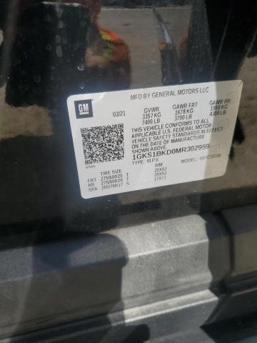 2021 GMC YUKON SLT 1GKS1BKD0MR302959
