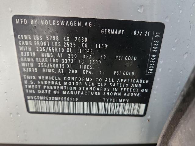 2021 VOLKSWAGEN ID.4 PRO S WVGTMPE2XMP056119