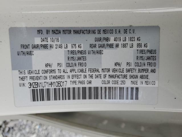 2017 MAZDA 3 SPORT 3MZBN1U71HM106017