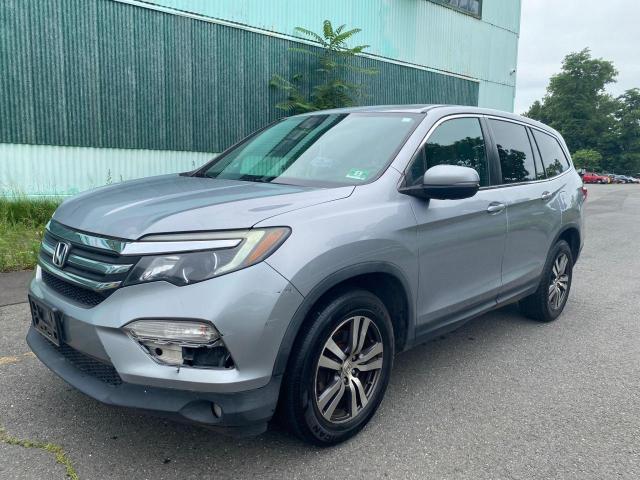 HONDA PILOT EXL 2016 blue 4dr spor gas 5FNYF6H57GB065735 photo #3