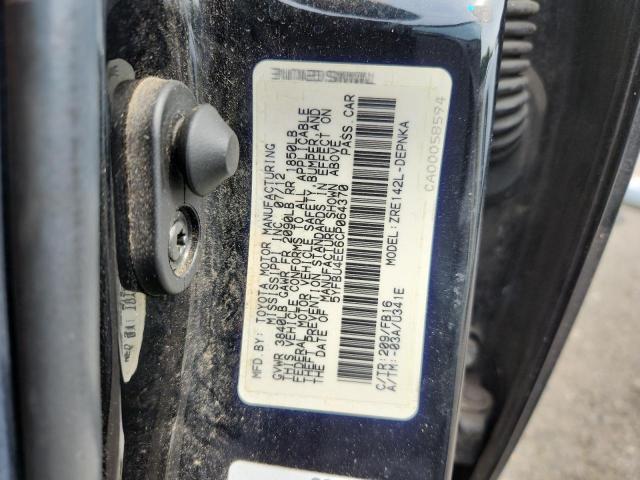 2012 TOYOTA COROLLA BA - 5YFBU4EE6CP064370