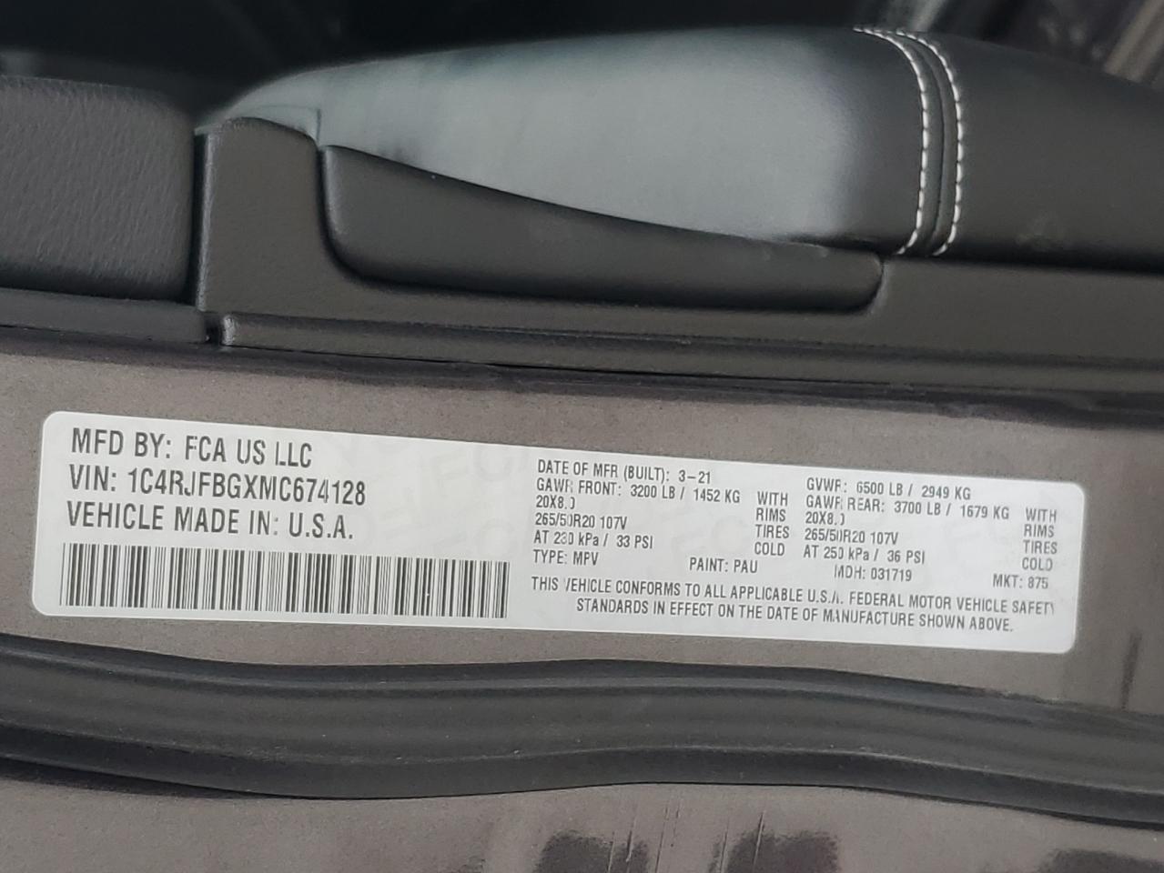 JEEP GRAND CHEROKEE LIMITED