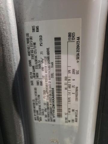 2019 FORD TRANSIT T- 1FTYR1ZM1KKA68934