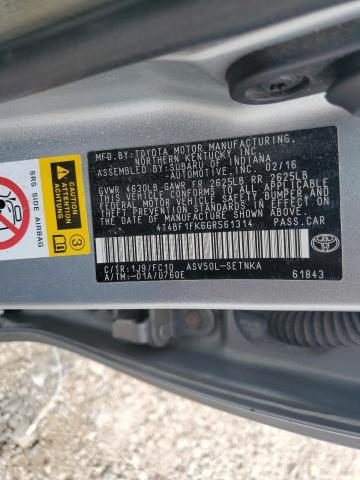 2016 TOYOTA CAMRY LE - 4T4BF1FK6GR561314