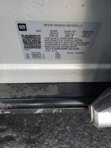 2022 CADILLAC XT4 PREMIU 1GYFZDR42NF101035