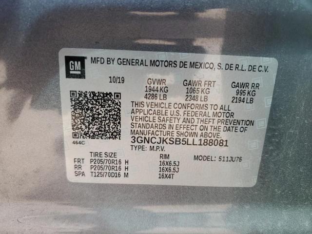 2020 CHEVROLET TRAX LS #3296345473