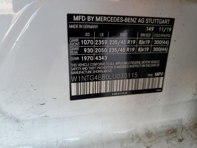 2020 MERCEDES-BENZ GLA 250 W1NTG4EB0LU030115