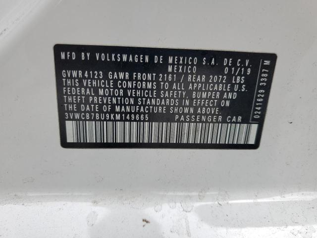 2019 VOLKSWAGEN JETTA S - 3VWCB7BU9KM149665