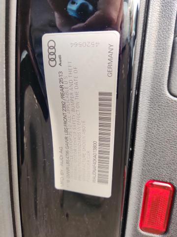 2019 AUDI A4 PREMIUM WAUDNAF40KA013800