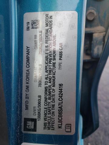 2020 CHEVROLET SPARK LS - KL8CB6SA7LC424416