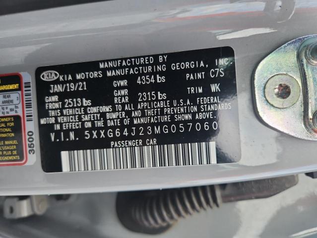 2021 KIA K5 GT LINE 5XXG64J23MG057060