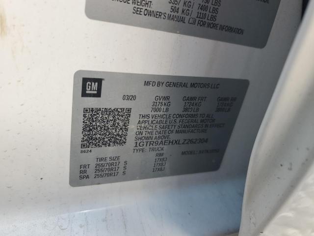 2020 GMC SIERRA K15 1GTR9AEHXLZ262304