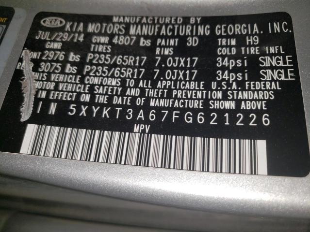 2015 KIA SORENTO LX - 5XYKT3A67FG621226