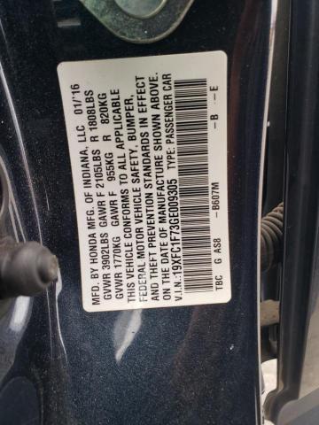 2016 HONDA CIVIC EXL 19XFC1F73GE009305