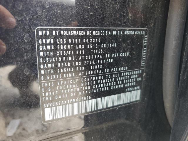 2023 VOLKSWAGEN TIGUAN SE R-LINE BLACK 3VVCB7AX1PM073625
