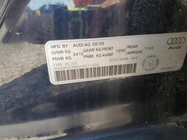 2010 AUDI A6 QUATTRO - WAUPGCFB9AN011326