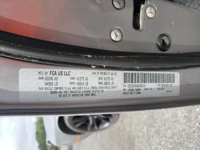 2016 DODGE CHALLENGER 2C3CDZAG4GH353191