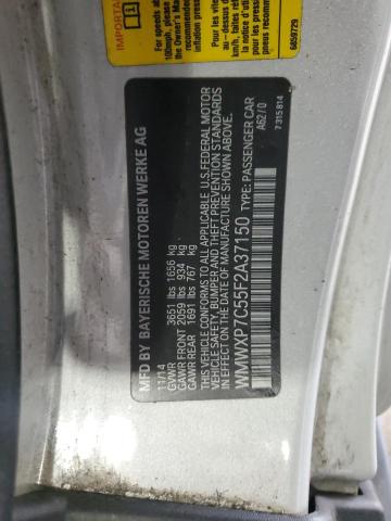 2015 MINI COOPER S WMWXP7C55F2A37150