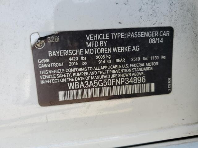 2015 BMW 328 I WBA3A5G50FNP34896