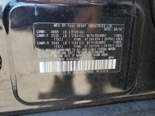 2015 SUBARU OUTBACK 2. - 4S4BSAAC8F3335933