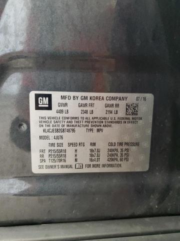 2016 BUICK ENCORE KL4CJESB2GB748795