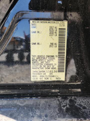 2017 NISSAN ALTIMA 2.5 1N4AL3AP0HC158136