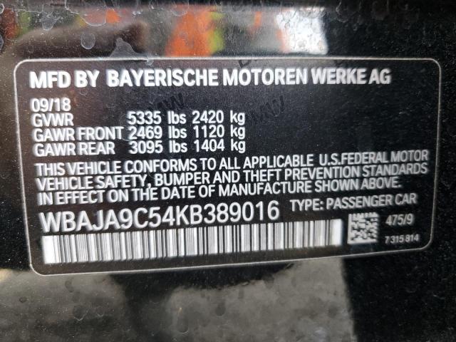 2019 BMW 530E - WBAJA9C54KB389016
