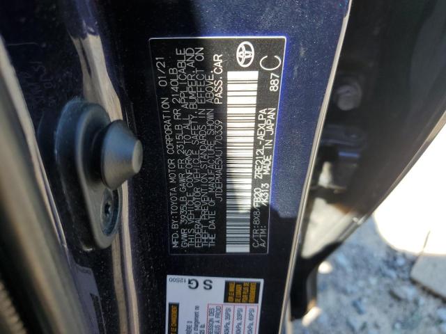 2021 TOYOTA COROLLA LE JTDEPMAE5MJ170339