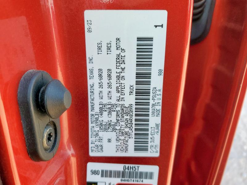 2024 TOYOTA TUNDRA CREWMAX SR 5TFLA5AB4RX030999