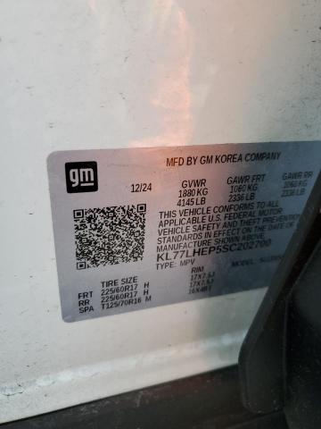 2025 CHEVROLET TRAX 1LT KL77LHEP5SC202700