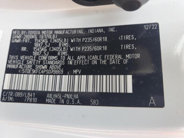 2023 TOYOTA SIENNA LIM 5TDESKFC4PS079869