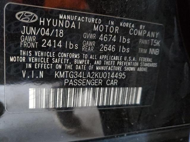 2019 GENESIS G70 ELITE KMTG34LA2KU014495