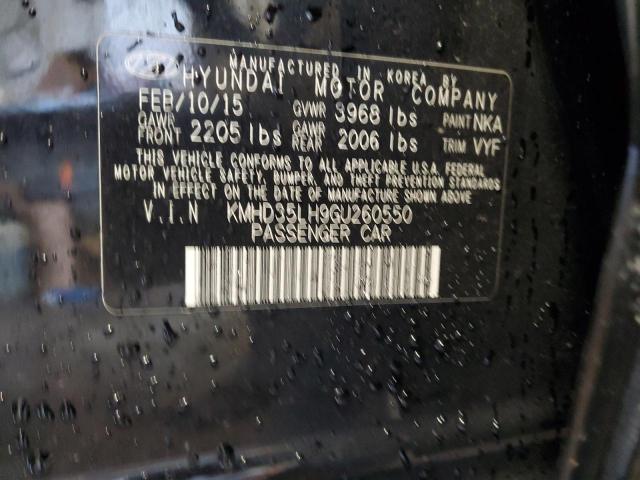2016 HYUNDAI ELANTRA GT KMHD35LH9GU260550
