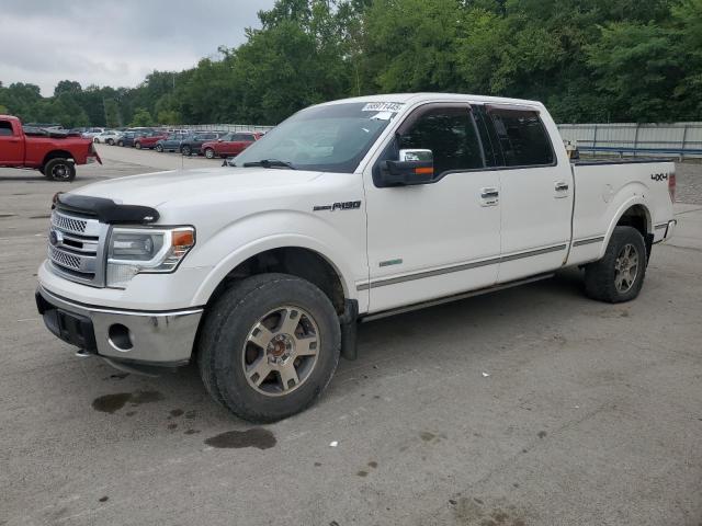 FORD F150 SUPER 2014 white crew pic gas 1FTFW1ET8EFB89552 photo #1
