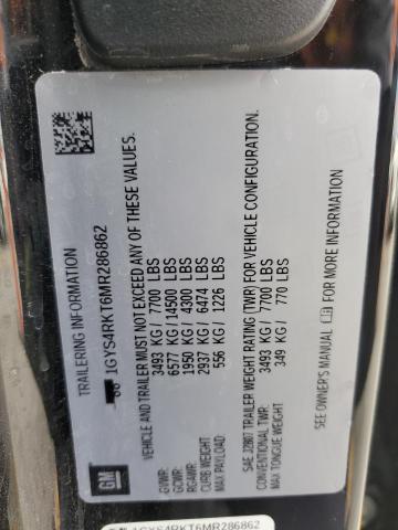 2021 CADILLAC ESCALADE ESV SPORT PLATINUM 1GYS4RKT6MR286862