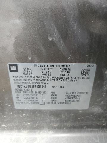 2015 CHEVROLET SILVERADO - 1GC1KVEG3FF159148