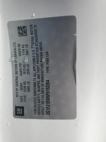 2015 CHEVROLET CAMARO 2SS 2G1FJ1EW6F9182384