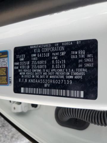2024 KIA EV9 LIGHT KNDAA5S20R6027139