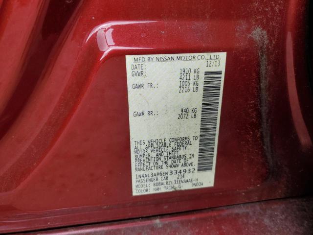 2014 NISSAN ALTIMA 2.5 - 1N4AL3AP6EN334932